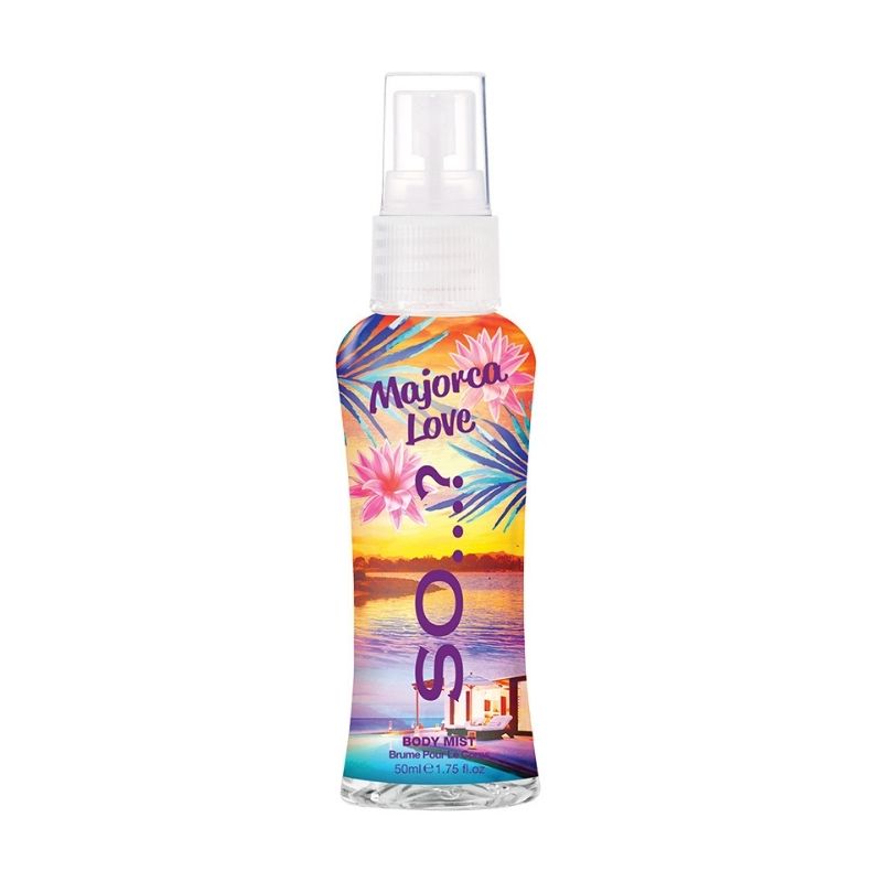Bruma para o corpo So…? Escapes Maiorca Love 50ml
