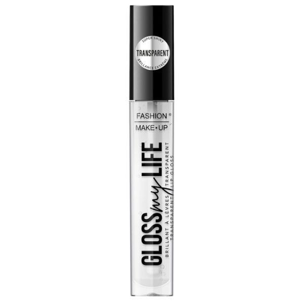 Gloss labial Gloss My Life transparente n°01 Pure Fashion Make Up Gloss labial Gloss My Life transparente n°01 Pure Fashion Make Up