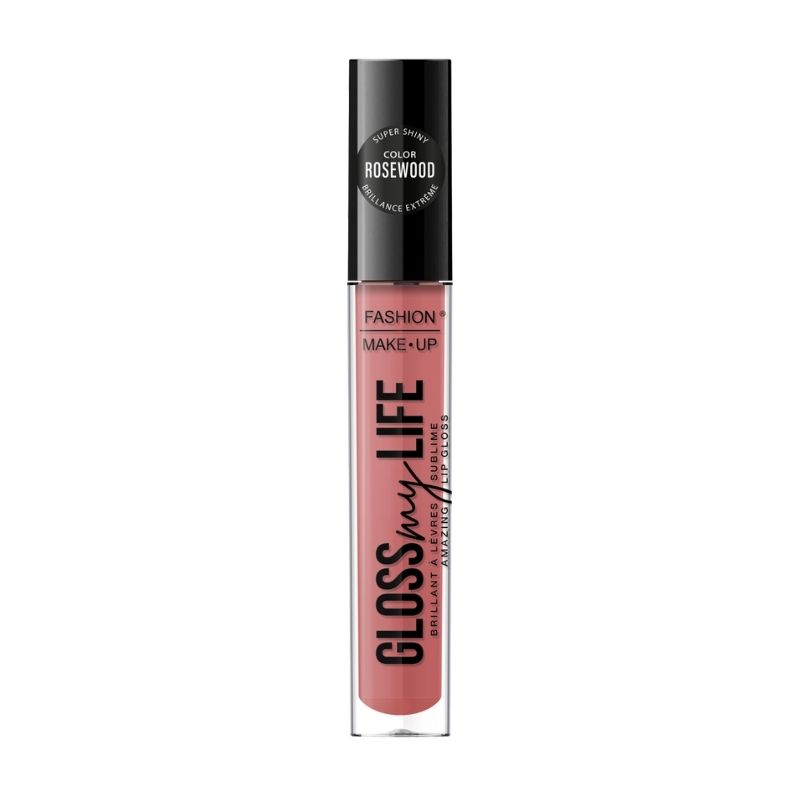 Gloss op de lippen Gloss My Life nr. 02 Rosewood Fashion Make Up