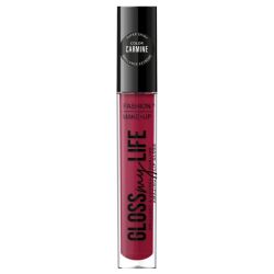 Gloss op de lippen Gloss My Life nr. 04 Carmine Fashion Make Up