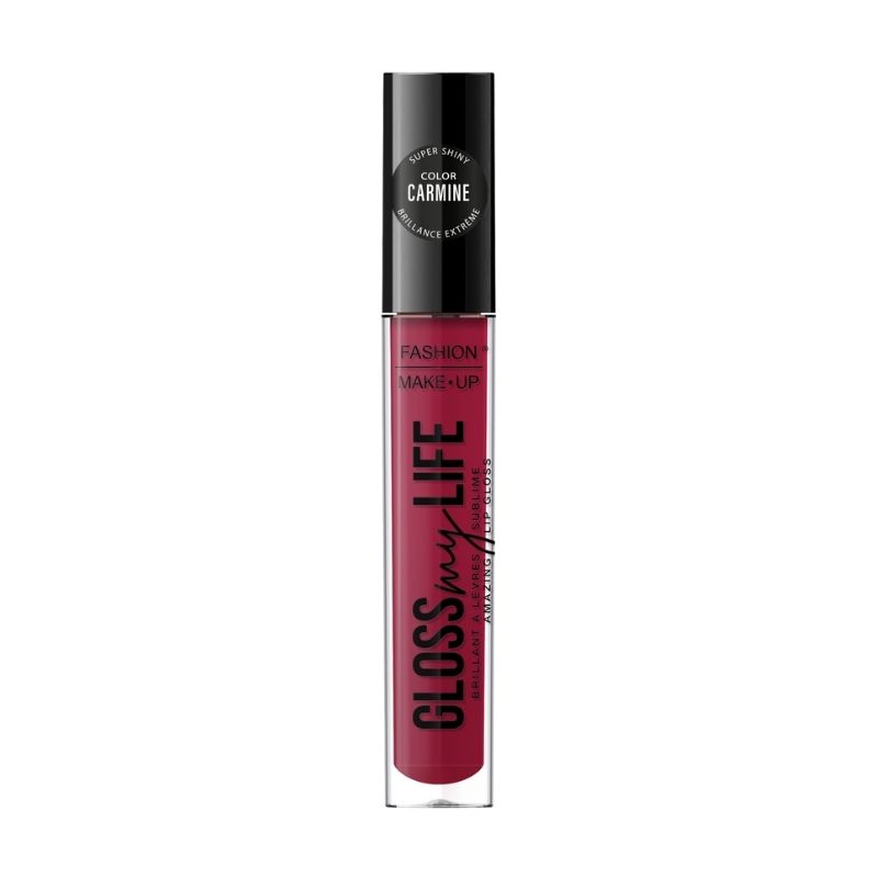 Gloss op de lippen Gloss My Life nr. 04 Carmine Fashion Make Up