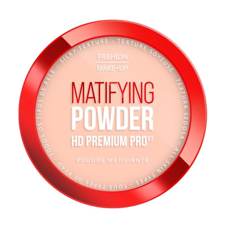 Pó matificante HD Premium Pro nº 01 Areia Branca Fashion Make Up