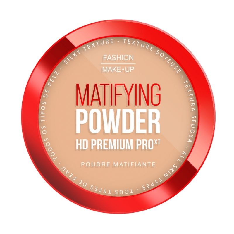 Pó matificante HD Premium Pro n°03 Bege Creme Fashion Make Up