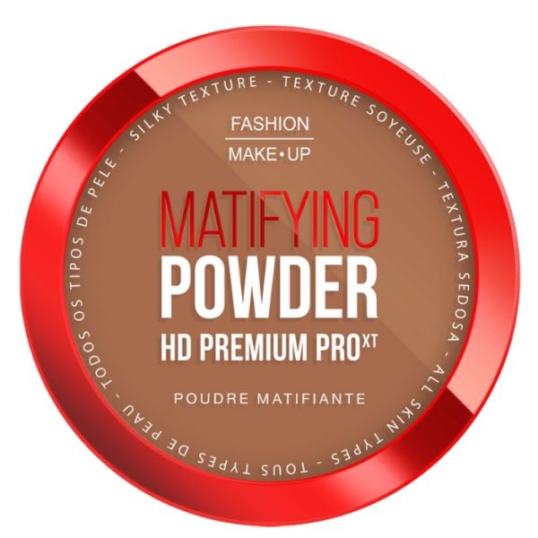 Pó matificante HD Premium Pro n°08 Café Crème Fashion Make Up Pó matificante HD Premium Pro n°08 Café Crème Fashion Make Up