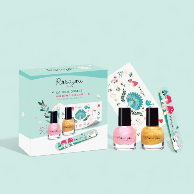 Kit Unhas Bonitas Magic x Chéri Rosajou