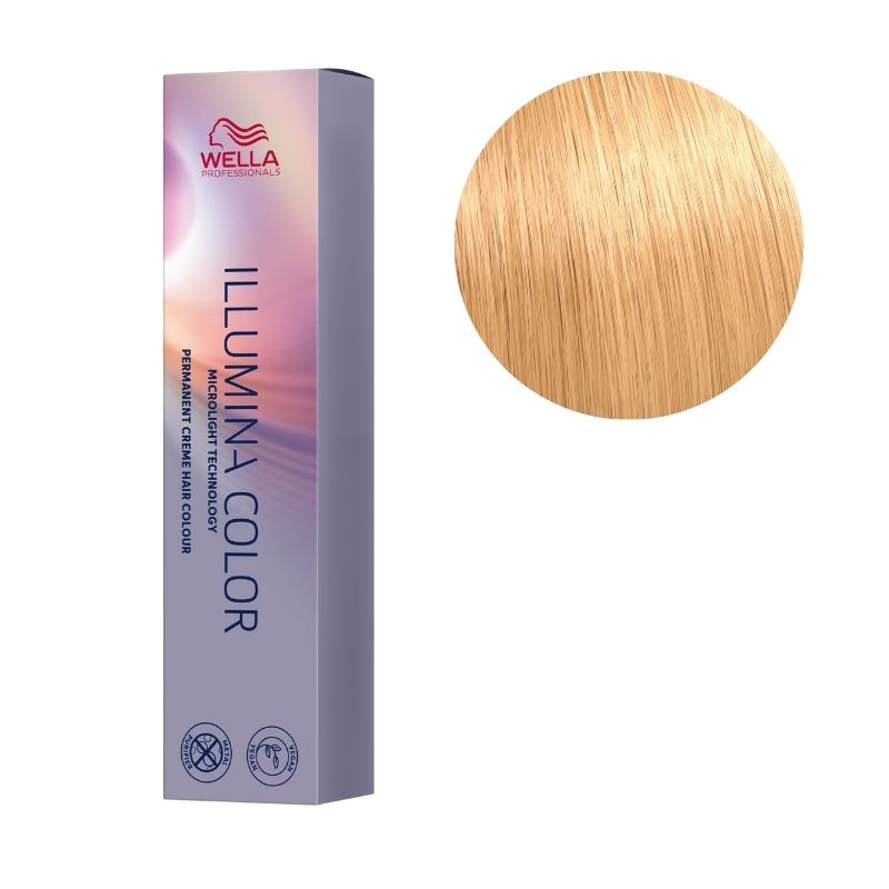 Illumina Kleur 10/34 Zeer zeer lichte gouden koperblonde Wella 60ML