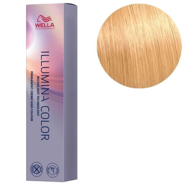 Illumina Kleur 10/34 Zeer zeer lichte gouden koperblonde Wella 60ML