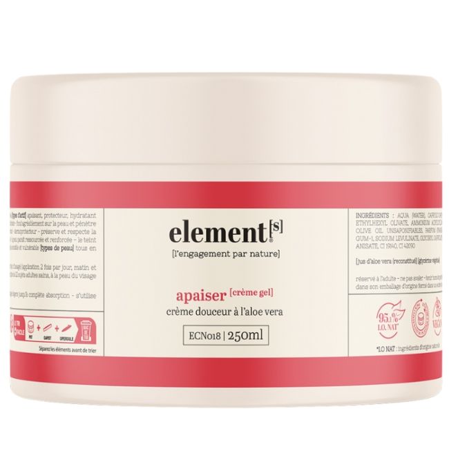 Creme de suavidade Apaziguar Creme GelElements 250ml