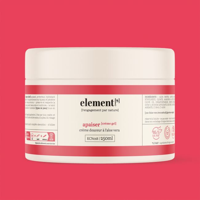 Creme de suavidade Apaziguar Creme GelElements 250ml
