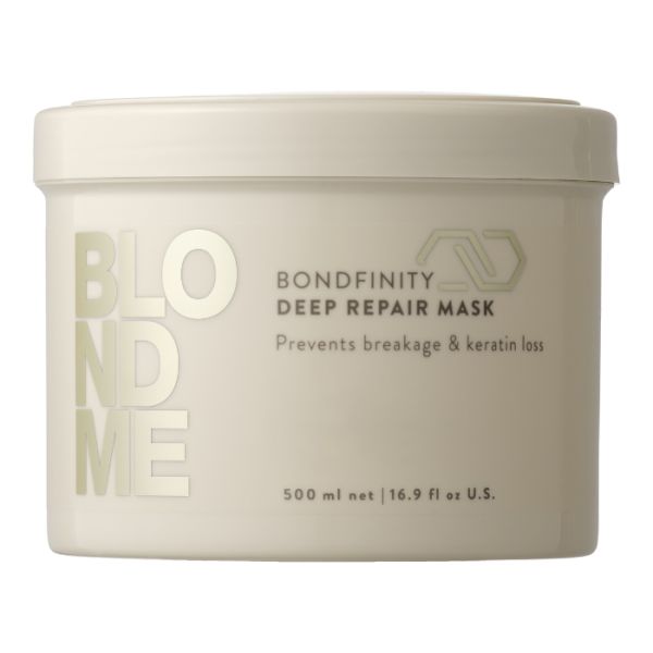 Intensieve Herstelmasker BlondMe Bondfinity Schwarzkopf 500ml Intensieve Herstelmasker BlondMe Bondfinity Schwarzkopf 500ml