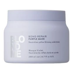 Mascarilla Morada BlondMe Bond Repair Schwarzkopf 200ml