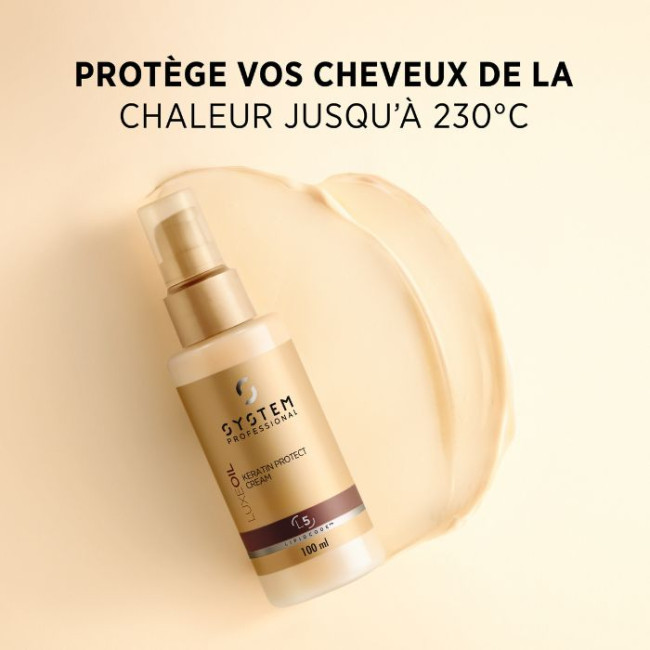 Pack cabello normal a fino + crema de protección LuxeOil System Professional