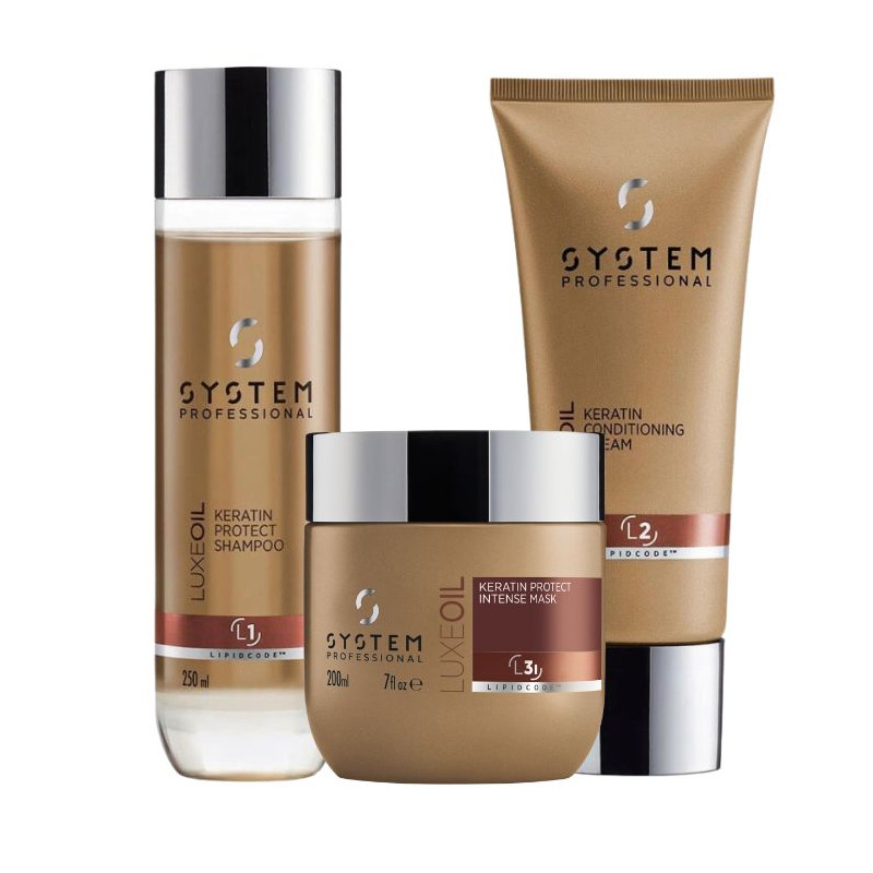 Routine cheveux épais LuxeOil System Professional