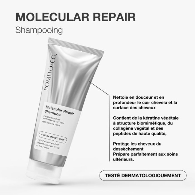 Shampoo de Reparação Molecular Pomelo+Co 200ML
