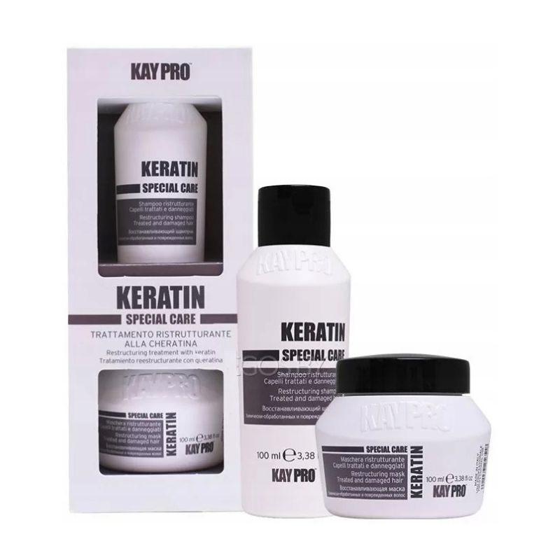 Mini Kit Keratine Shampoo en Masker KayPro 100ml