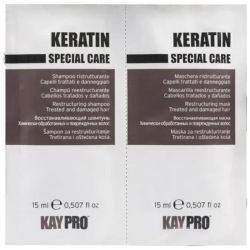 Keratinschampoo für ungezähmtes Haar KayPro 2x15ml