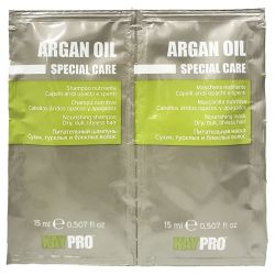 Shampoing Argan cheveux sec KayPro 2x15ml