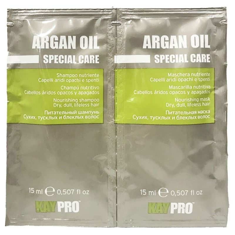 Shampoo de Argan para cabelos secos KayPro 2x15ml