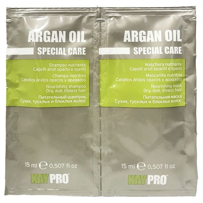 Shampoo de Argan para cabelos secos KayPro 2x15ml