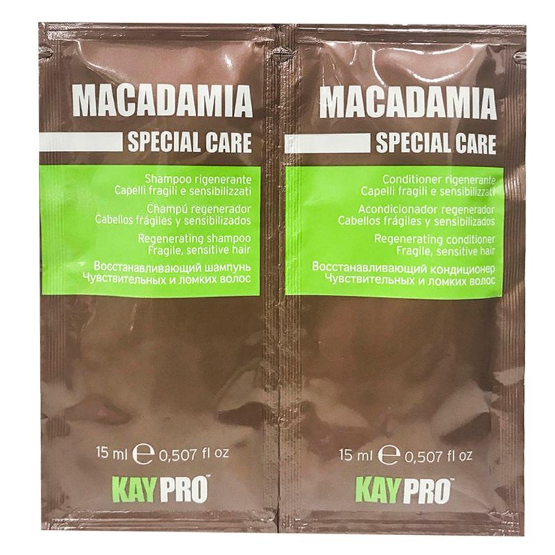 Champú de Macadamia para cabellos sensibles KayPro 2x15ml