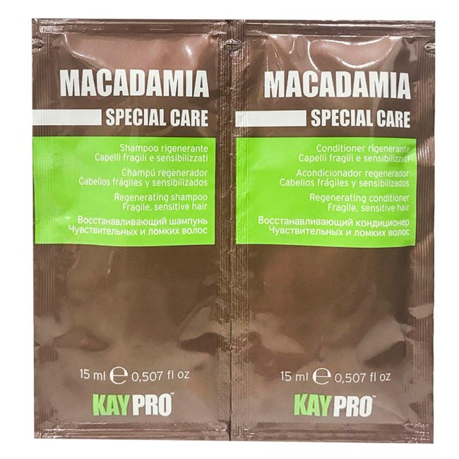 Champú de Macadamia para cabellos sensibles KayPro 2x15ml