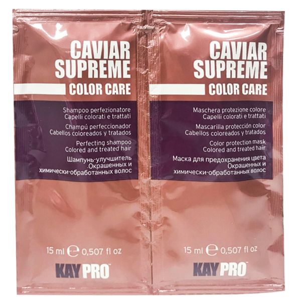 Shampoo Caviar Supreme protetor de cor KayPro 2x15ml Shampoo Caviar Supreme protetor de cor KayPro 2x15ml