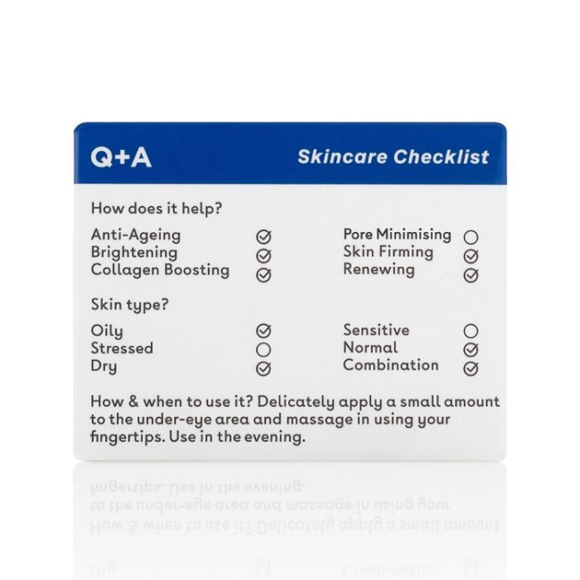 Oogcrème Retinol Q+A 15ML