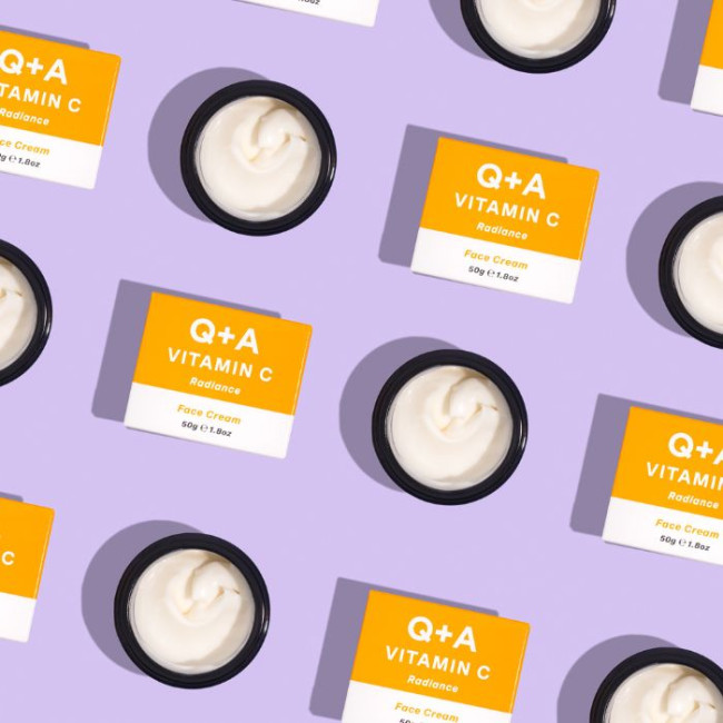 Crème gezichtsverzorging met vitamine C Q+A 50G