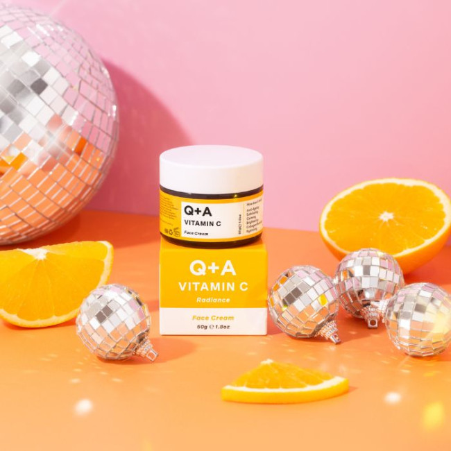 Crème gezichtsverzorging met vitamine C Q+A 50G