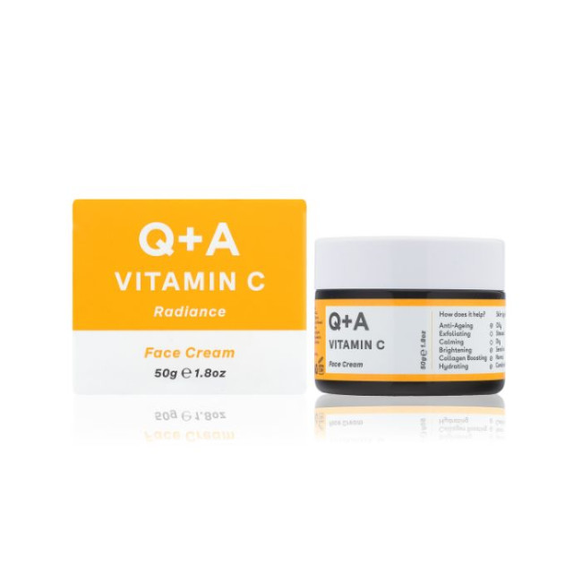 Crème gezichtsverzorging met vitamine C Q+A 50G