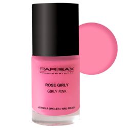 Verniz de unhas rosa menina Parisax