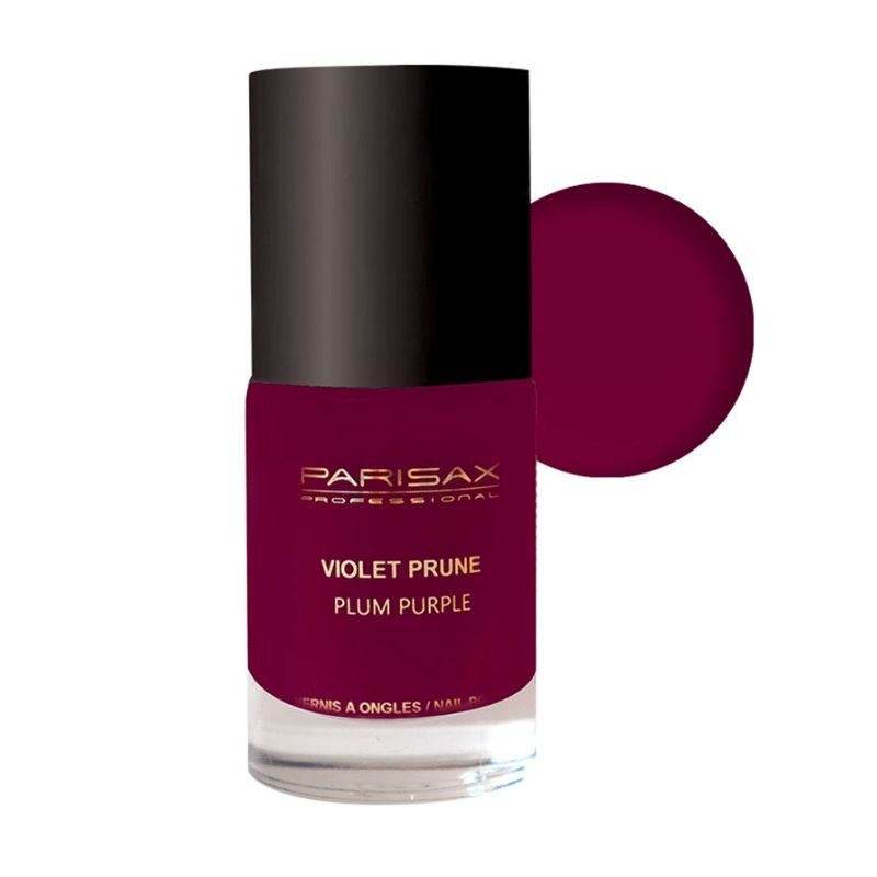 Verniz de unhas roxo ameixa Parisax
