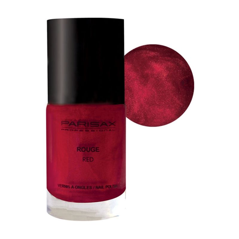 Vernis à ongles nacre rouge Parisax