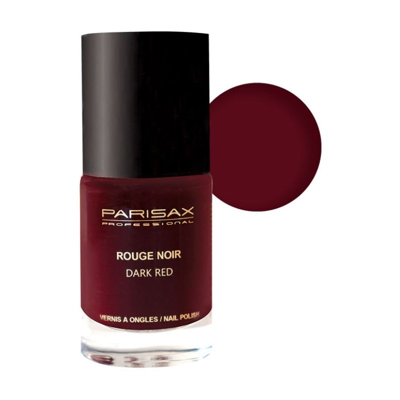 Zwarte rode nagellak Parisax