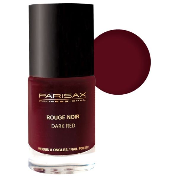 Esmalte de unhas vermelho preto Parisax Esmalte de unhas vermelho preto Parisax