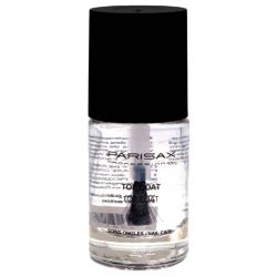 Esmalte de unhas top coat Parisax