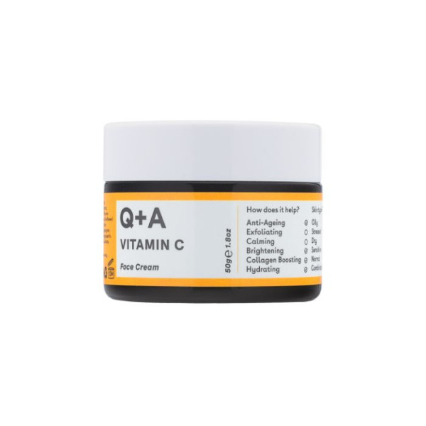 Crème gezichtsverzorging met vitamine C Q+A 50G