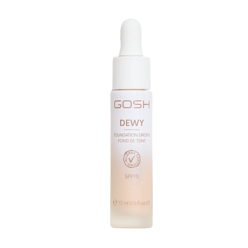 Dewy Foundation Drops 002 Porcelain Gosh 15ml