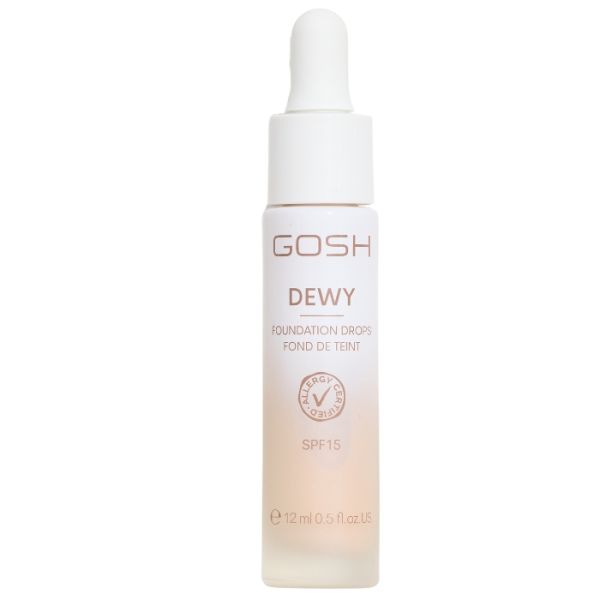 Base Dewy Foundation Drops 002 Porcelana Gosh 15ml Base Dewy Foundation Drops 002 Porcelana Gosh 15ml