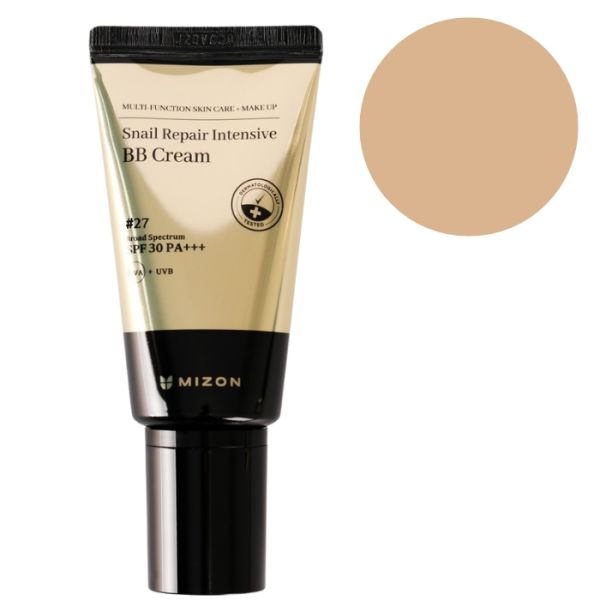 BB crème Slakkenherstel Intensief SPF30 27 Medium Deep Neutraal Beige Mizon 50ml