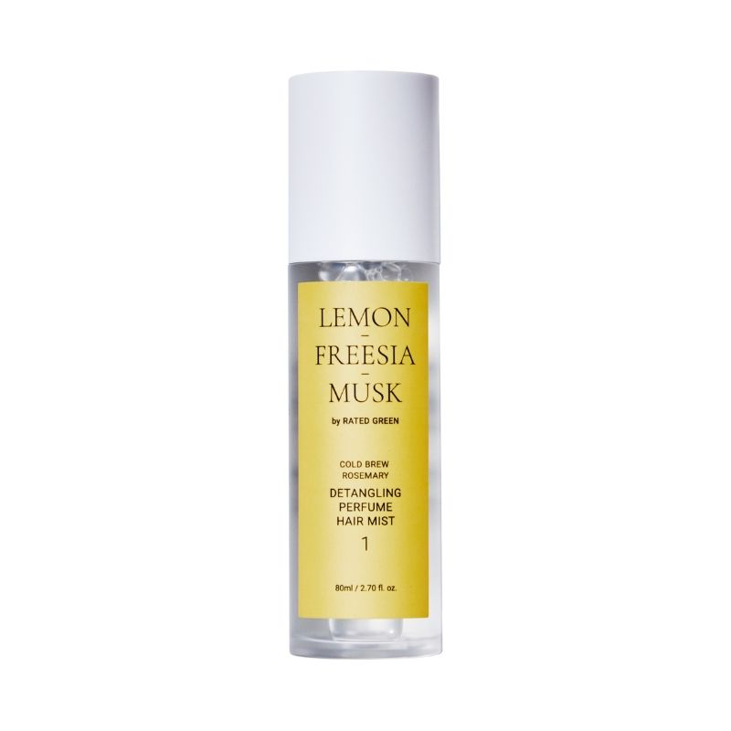 Bruma capilar desembaraçante Perfume Hair Mist 01 Limão-Fresia-Músculo Rated Green 80ml