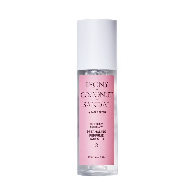 Brume cheveux démêlante Perfume Hair Mist 03 Pioen -Kokos -Sandelhout Rated Green 80ml