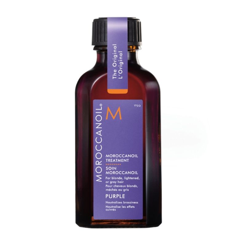 Sérum Purple óleo corretor cabelo loiro Moroccanoil 50ml