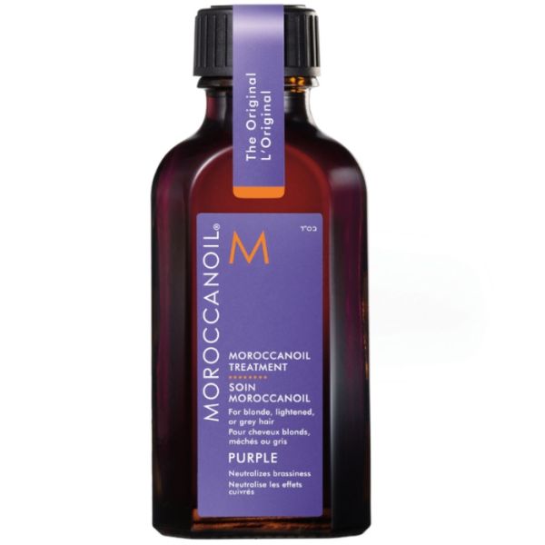Sérum Purple óleo corretor cabelo loiro Moroccanoil 50ml
