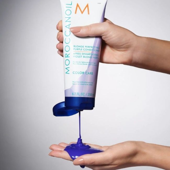 Após-Shampoo Violet Blond Perfeito Moroccanoil 200ml