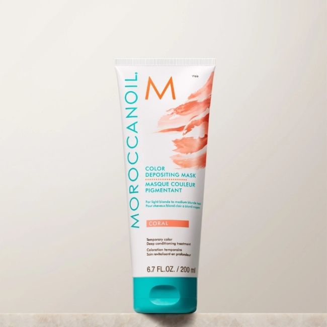 Masque Cor Cor Pigmentante Coral Moroccanoil 200ml