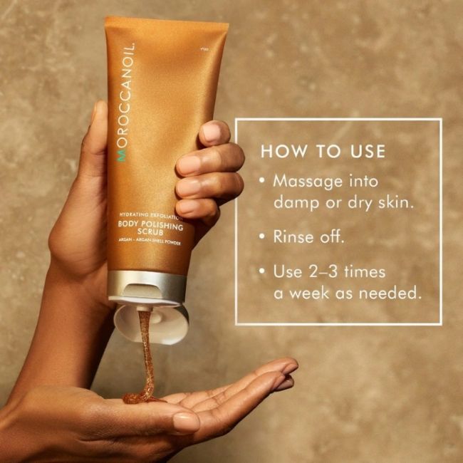 Lichaams exfoliërende scrub Moroccanoil 200ml