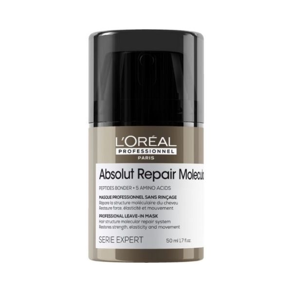Masque sem enxágue Absolut Repair Molecular L'Oréal Professionnel 50ML Masque sem enxágue Absolut Repair Molecular L'Oréal Professionnel 50ML
