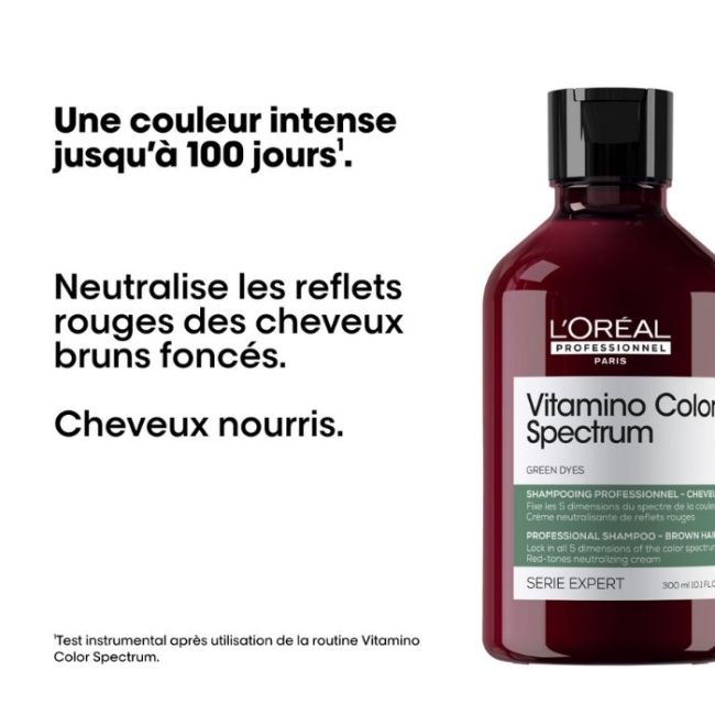 Neutraliserende groene shampoo Vitamino Color Spectrum L'Oréal Professionnel 300ML
