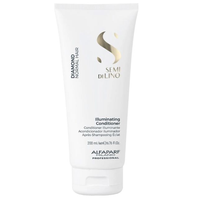Zachte Conditioner Diamond Glansversterker Semi Di Lino 200ml